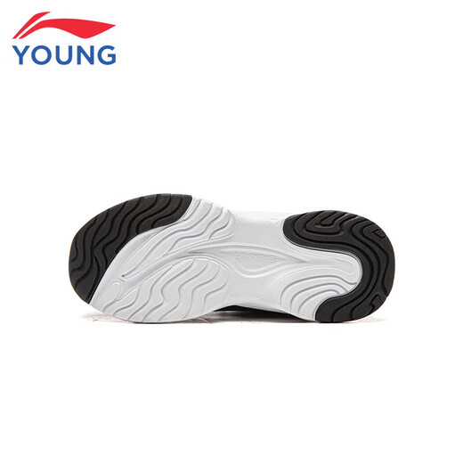 李宁童鞋儿童棉鞋运动鞋男大童加绒防泼水减震回弹休闲鞋37YKCU224-9