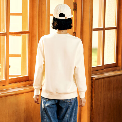 迷你巴拉（minibala）迷你巴拉巴拉【mini亲子】男童女童卫衣2022年秋新款亲子装上衣 奶白10514 170