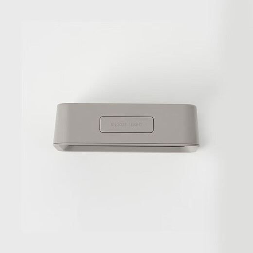 MUJI digital clock home electronic clock desktop clock gray medium (with alarm clock function)