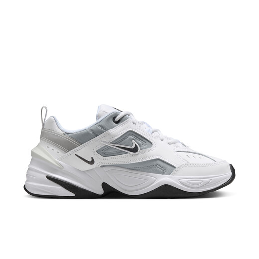 Nike women's easy-to-wear dad shoes for winter, comfortable and durable sneakers NIKE M2K TEKNO IH0642 101 white/coal black/white/light soot 37.5