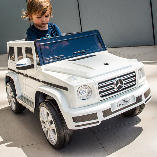 BeRica Mercedes-Benz children's electric car four-wheel drive car for men and women with remote control toy car that can sit in a baby stroller red four-wheel drive