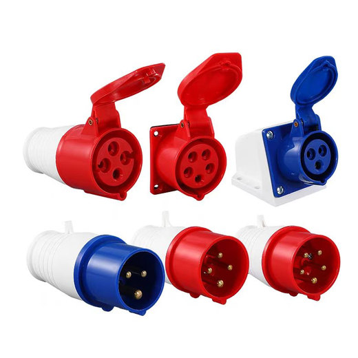 Industrial socket current 63A product model 5 cores