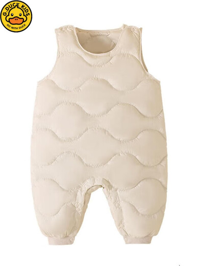 Baby down pants for boys and girls 2025 autumn and winter new baby warm three-proof overalls openable crotch trousers hot sale off-white 76 73 recommended height 70-75cm6-9 months 14-