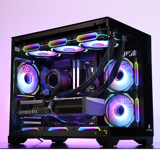 AMD R7 9800X3D host/7800X3D complete machine/RTX5060 5070TI 5080 graphics card desktop computer complete machine sea view room assembly machine thousand frames e-sports package one 7800X3D+RTX5060