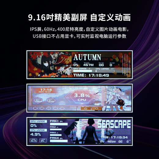 GIGABYTE AMD Ryzen 9600X/9700X/7800X3D/RTX5060TI graphics card assembly computer 2K/4K e-sports game desktop complete DIY interest-free host 9600X+16G+1T+RTX5060 high frame rate