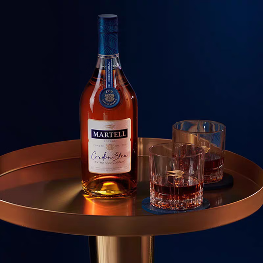 Martell Cordon Bleu XO Grade Cognac Brandy Foreign Wine Spirits Imported from France Business Gifts Cordon Bleu XO Grade 750mL 6 bottles Hong Kong version