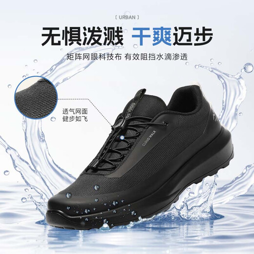 Belle thick-soled walking shoes for men 25 autumn trend outdoor casual sports shoes A2122CM5 shuttle black 43