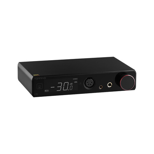 TOPPING Tuopin L70 fully balanced headphone amplifier fever desktop four-core XLR interface 4.4 amp decoder small tail big thrust mobile phone computer decoding amp black L70