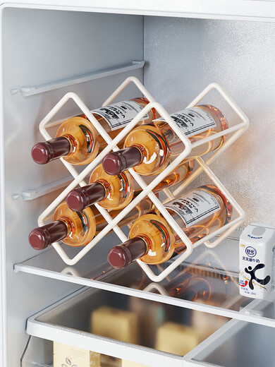 Raft core red wine display rack home refrigerator counter multi-function storage rack table wine storage rack whiskey diamond black single pack