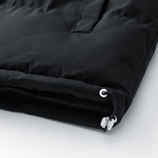 Woodpecker (TUCANO) cotton jacket for men, windproof stand collar, warm and comfortable cotton jacket, fashionable and versatile cotton jacket top for men, black L