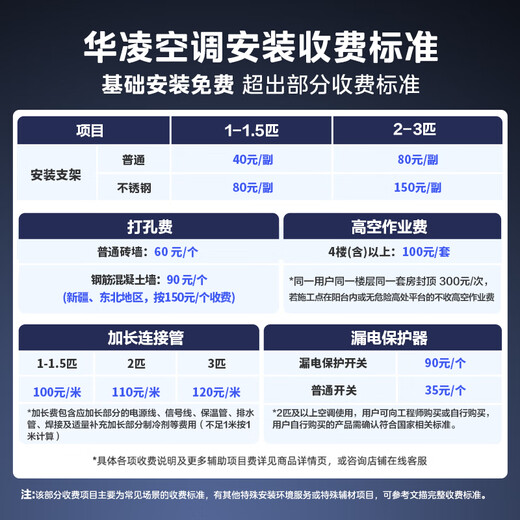 Hualing air conditioner, 1.5 HP, large air outlet, double-row god machine second generation comfortable air, variable frequency heating and cooling, super first-class energy efficiency KFR-35GW/N8HE1, national subsidy