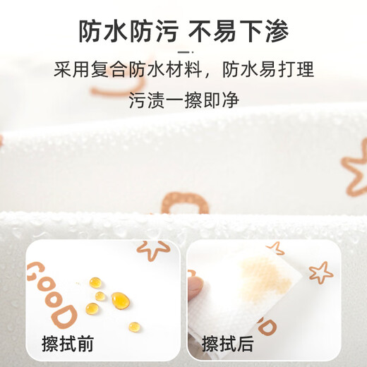 9i9 children's smock waterproof and anti-dirty long-sleeved eating clothes apron bib infant reverse dressing pink bear A135