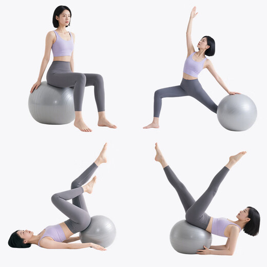 Duwek Yoga Ball Pilates Fitness Massage Ball Elastic Swiss Ball Thickened Balance Core Training 65cm