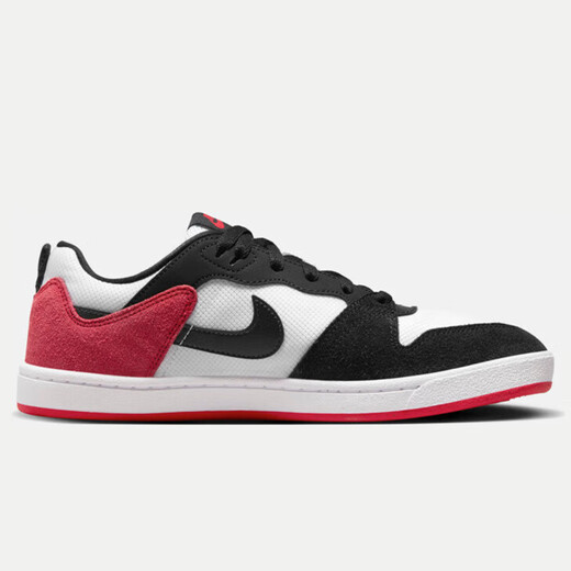 Nike NIKE men's and women's classic casual shoes SB ALLEYOOP New Year's red sneakers CJ0882-102 white and black 43