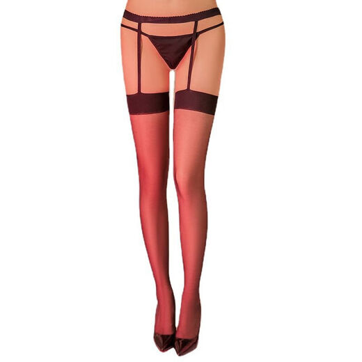 Sexy girl with bare buttocks, sexy thong, red panties, bikini, one string underwear, one size fits all, black skin tone stitching