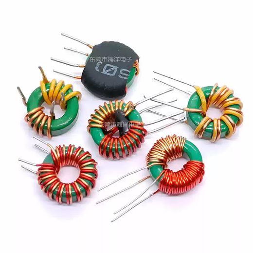 9*5*3--600UH400UH split-wound toroidal inductor magnetic ring common mode inductor manganese zinc inductor 3A 250UH0.6 line vertical split-wound 10 pcs