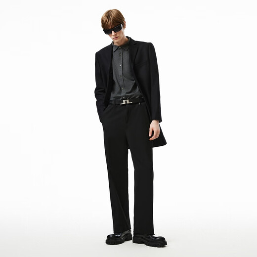 金林德伯格（J.Lindeberg） 商场同款羊毛混纺面料进口中长款大衣男5193WT502