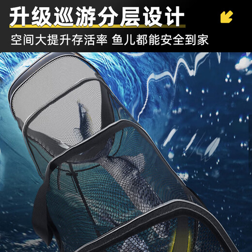 SIMAGO fish protection bag fishing net thickened anti-hanging quick-drying fishing protection bag fishing gear card edge fish protection square fish protection 31cm 3m lightweight and convenient wild fishing + fish protection bag