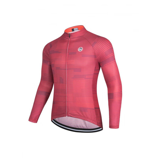 Locke Brothers' same style long-sleeved cycling suit for men's road mountain bike outdoor sports breathable clothes cycling sportswear Green S