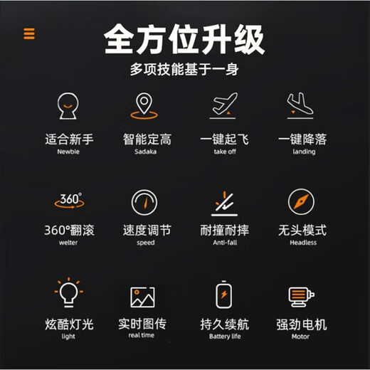 Drone comes with display screen, aerial photography, quadcopter, high-definition aerial photography, remote control aircraft dual cameras, portable folding drone XK5-brushless dual-camera aerial photography, hovering and stabilization