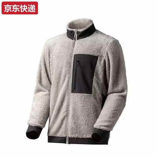 TKHE Next Generation Alpha Cloud Velvet Double-sided Velvet Ultra-Light Warm and Breathable Men's Fleece Clothing Commuting Outdoor-ZT1215 Technology Gray XXXL Recommendation 190Jin Jin is equal to 0.5 kg or more