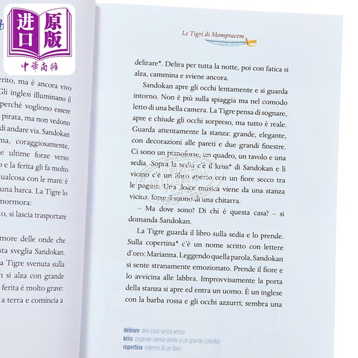 Lecteurs italiens notés ELI Teen Readers Italien A2 Le tigri di Mompracen Le Tigre de Mompracen Version originale italienne avec audio