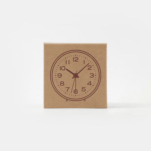 MUJI analog alarm clock night light LAA9CC3S white