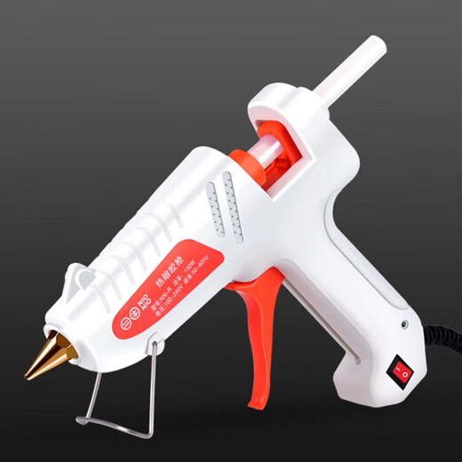 He Jian Gong electric hot melt glue gun handmade household high viscosity powerful hot melt gun glue stick hot melt glue stick handmade DIY household upgrade 40w free 10 glue sticks