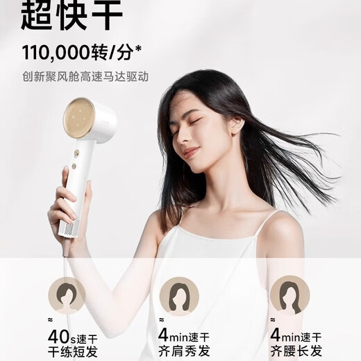 Chai Mi Shao Guang G20 high-speed negative ion household hair dryer constant temperature quick-drying hair dryer hair dryer high-power hair care negative ions lilac purple