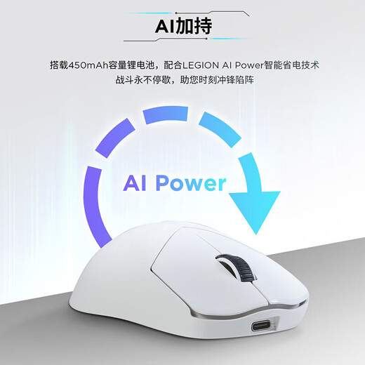 联想拯救者M6X SE游戏鼠标 家用轻量化无线电竞鼠标 无线蓝牙有线三模连接游戏鼠标 拯救者M6X SE【三模连接】幻影黑 官方标配