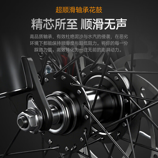 Permanent mountain bike off-road variable speed male and female adult bicycle junior high school student 24 speed sky cloud gray 24 inches