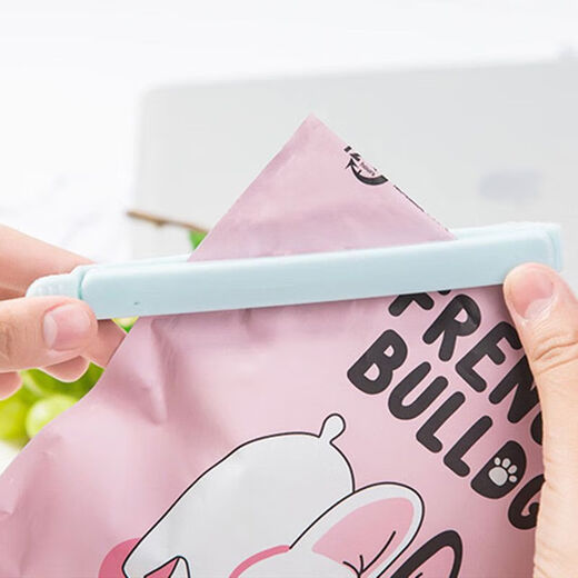 JINZE clip kitchen sealing clip food grade strong sealing clip bag clip tea bag moisture-proof clip plastic sealing clip sealer 5 short styles random colors sealed and moisture-proof