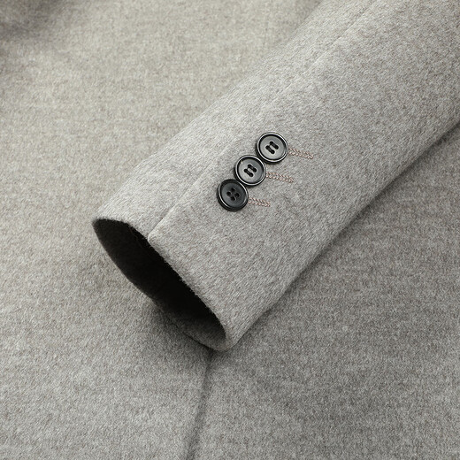 Lilang Wool Blended Suit Men's Young Business Comfortable One-Button Suit Jacket Gray Coffee 180A