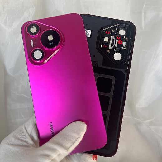 A Suitable for Huawei P70 original disassembled back cover 70pro + rear glass battery cover Pura70pro shell rear shell pura70pro + back cover Light Silver Original disassembled 99 new