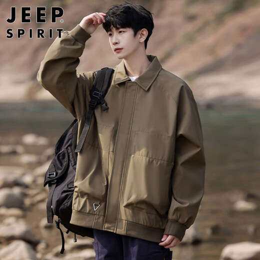 JEEP SPIRIT Jeep jacket men's jacket men's high-end autumn and winter casual high-end sense handsome charge work clothes