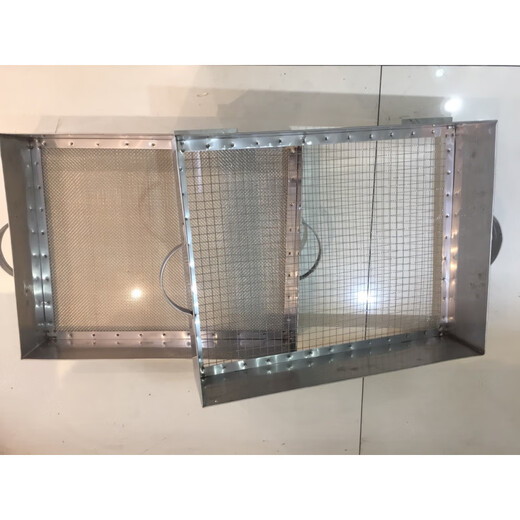 Rectangular sieve fried melon seeds sieve sand sieve fried chestnut sieve fried pumpkin seeds salt sieve filter sieve stainless steel 40*40*15 cm