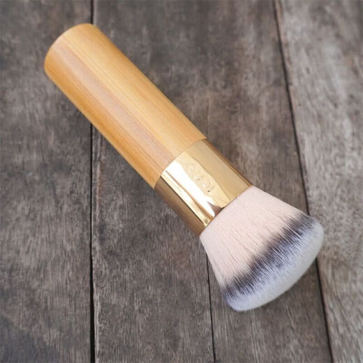 Tarte Portable Loose Powder Brush, Powder Brush, Soft-bristled Powder Brush, Bamboo Handle, Full Face Makeup Makeup Brush, 0 Count, Man-made Fiber