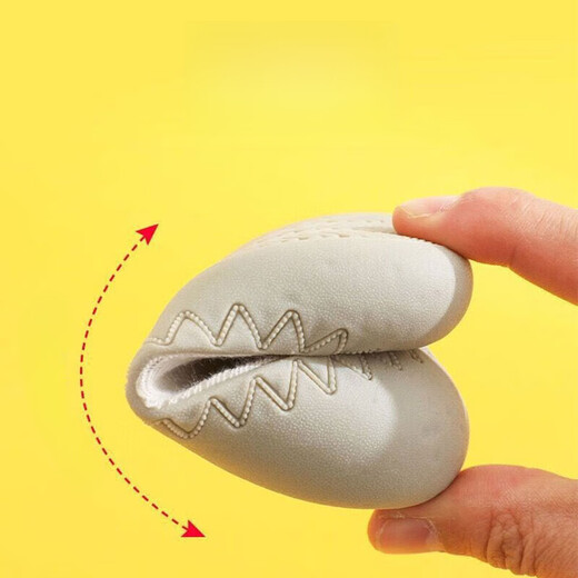 Tutu Dawen Baby Toddler Shoes 0-1-2 Years Old Baby Floor Socks Spring and Autumn Children's Soft Bottom Indoor Early Education Foot Covers Apricot 1 pair One size fits all Inner length 13.2cm, recommended for 12-18 months