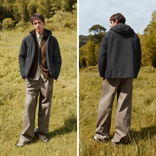 Semir Wang Anyu same style cotton jacket men's heating technology cotton jacket three-proof 25 winter warm cotton jacket 109725112104