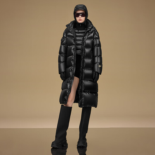 Govan Black Gold Goose Down Jacket Pioneer 5.0 Eight-Gate 2025 New Men and Women Same Style Thickened Long Down Jacket Black M