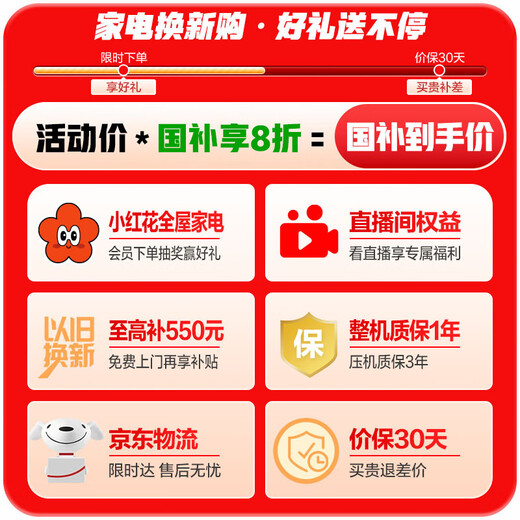 Haier truly energy-saving 165 liter air-cooled frost-free first-class energy efficiency double-door rental home office small refrigerator national subsidy HC2-165WGHC2E9WV