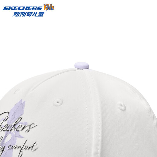 Skechers Skechers Autumn New Hat Girls Sweet Fashion Baseball Cap Comfortable and Versatile Peaked Cap P325G043 Marshmallow White/0074 99