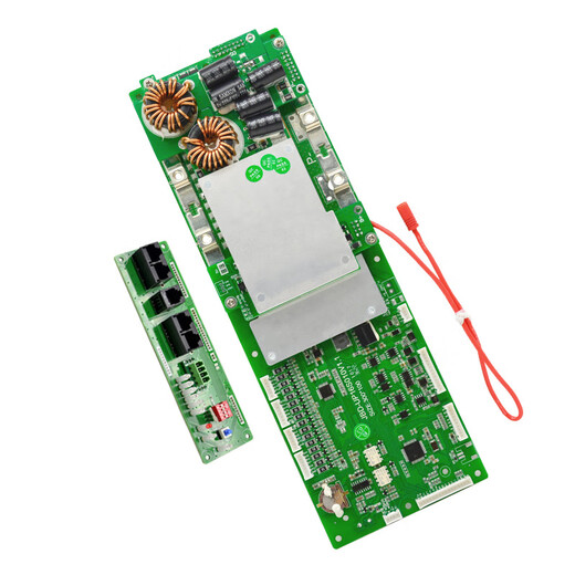Lithium battery energy storage protection board Jiabaida 16 strings of 48V iron lithium 15S8S home energy storage connected to BMS 16 strings of iron lithium continuous 150A peak 450A supports parallel current limit 20 UART+CAN+RS485_button display