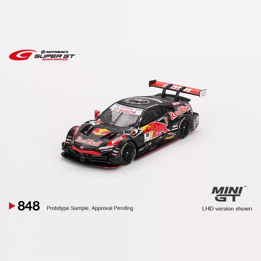 MINIGT 1 64 Honda Honda NSX-GT Type S GT500 #16 alloy car model 848 848# Static model is about 7 cm long, not a children's toy