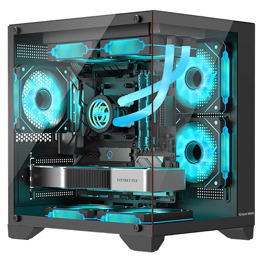 ASUS family-friendly sea view room host i3 13100F/RX7600XT/RTX5060 e-sports online game Dawa/Delta desktop assembly computer RO Ji customized DIY complete machine configuration 2 i3 13100F/RTX3050 6G single host