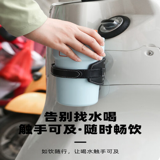He Jiagong Pedal Electric Battery Motorcycle Water Cup Holder Mountain Road Bicycle Water Bottle Holder Universal Coffee Holder Cycling Retro Water Bottle Holder No Punching Adhesive Model Black
