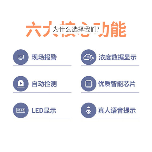 Gangqi JM-PS-8091 anti-gas poisoning household carbon monoxide alarm gas alarm CO induction coal stove burning charcoal honeycomb gas alarm artificial coal gas detection