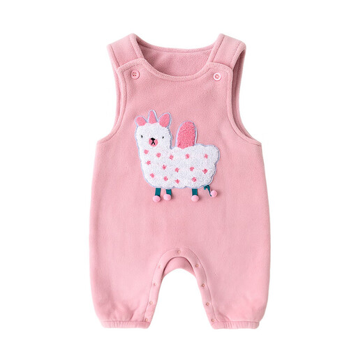 Dudujia baby overalls winter boys' thickened pants winter girls jumpsuits warm children's casual pants children's clothing trendy yellow 110