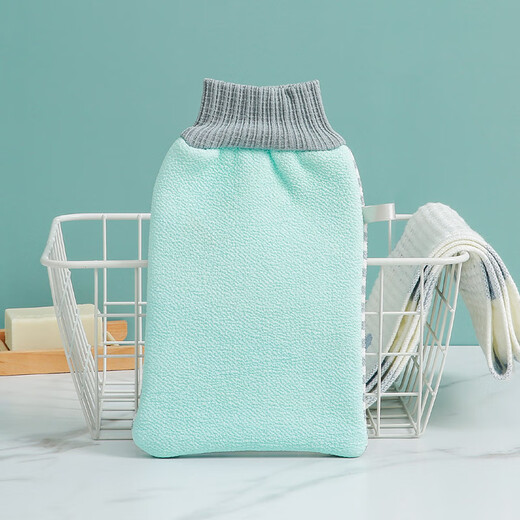 Germany 2025 Northeastern old-fashioned bath towel thick and powerful rub mud and gray men's special bath towel rub bath artifact hand Nordic gray thick and fine double sand