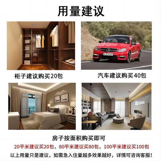 Nano mineral crystal activated carbon for formaldehyde removal, new house home decoration, car odor removal, dry odor removal activated carbon pack 1 pack (one pack is about 45 grams)